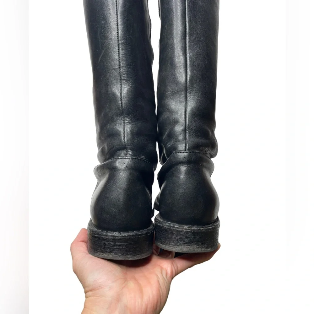 Fiorentini + Baker | Eternity 705 Knee High Boot in Black Leather 37.5